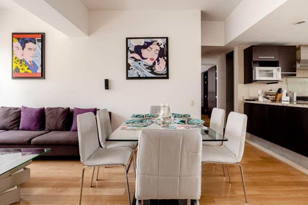 Beautiful Apartment In Polanco Area With Amenities Mexikóváros Kültér fotó